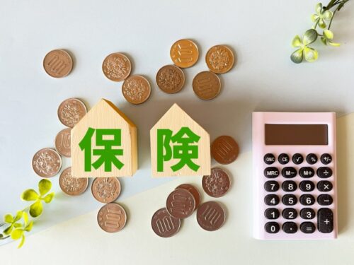 火災保険と自動車保険のイメージ。コスト削減を象徴した春の写真。